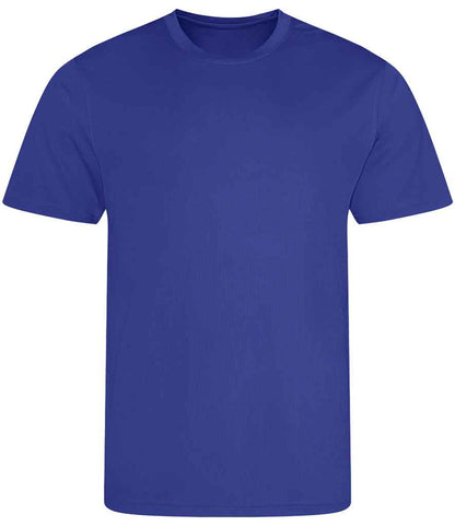 Just Cool JC001 Reflex Blue Front -  Ready to be Printed by Custard Workwear - Cheap Personalised and Customised Workwear in Nottinghamshire, Derbyshire and Leicestershire