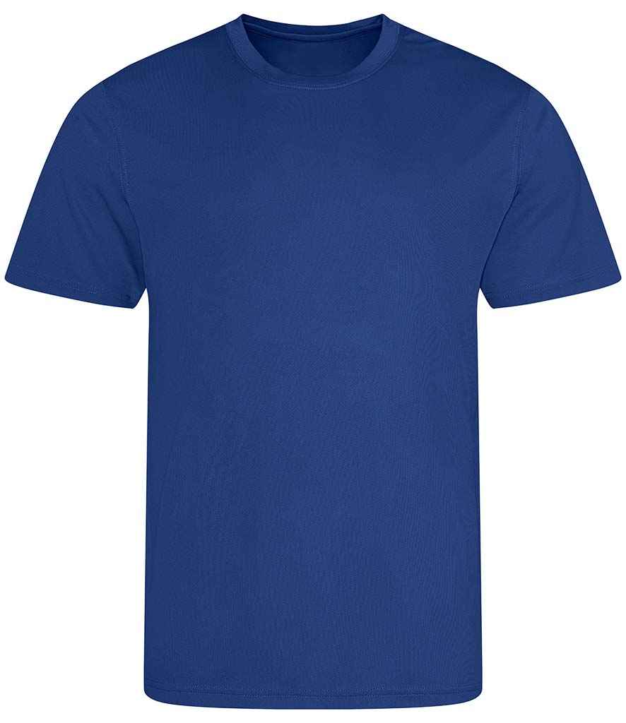 Just Cool JC001 Royal Blue Front -  Ready to be Printed by Custard Workwear - Cheap Personalised and Customised Workwear in Nottinghamshire, Derbyshire and Leicestershire