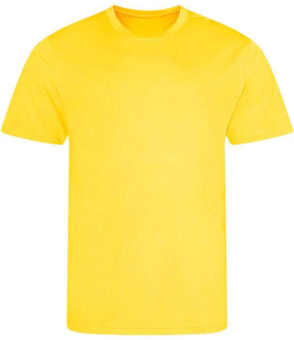 Just Cool JC001 Sun Yellow Front -  Ready to be Printed by Custard Workwear - Cheap Personalised and Customised Workwear in Nottinghamshire, Derbyshire and Leicestershire