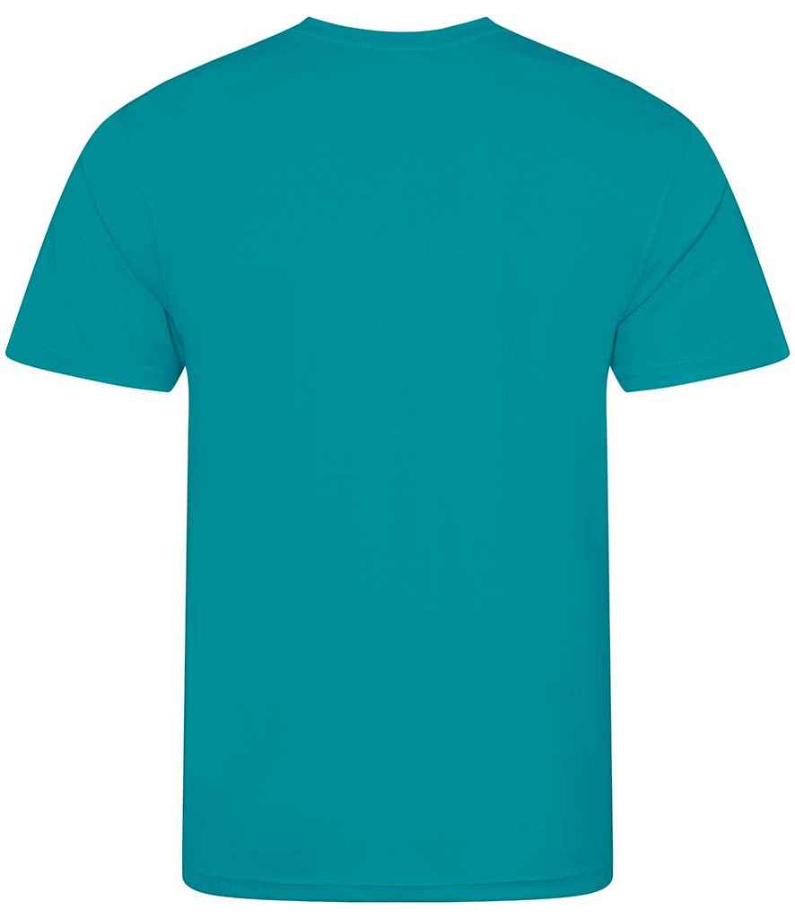 Just Cool JC001 Turquoise Blue Back -  Ready to be Printed by Custard Workwear - Cheap Personalised and Customised Workwear in Nottinghamshire, Derbyshire and Leicestershire