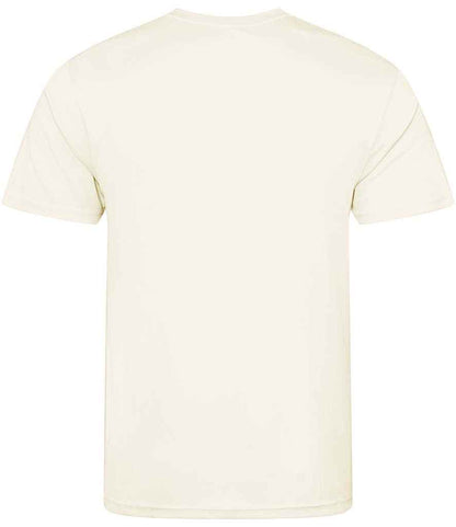 Just Cool JC001 Vanilla Back -  Ready to be Printed by Custard Workwear - Cheap Personalised and Customised Workwear in Nottinghamshire, Derbyshire and Leicestershire