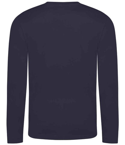 Just Cool JC002 French Navy Back -  Ready to be Printed by Custard Workwear - Cheap Personalised and Customised Workwear in Nottinghamshire, Derbyshire and Leicestershire