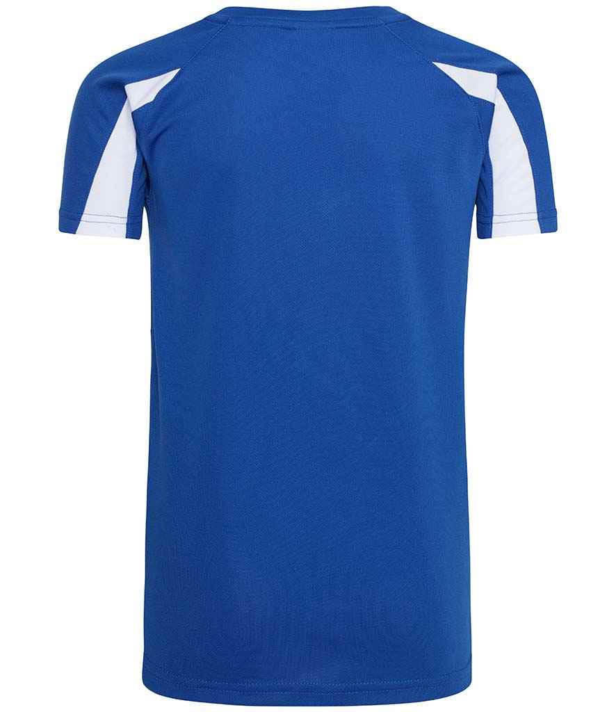 Just Cool JC003B Royal Blue/Arctic White Back -  Ready to be Printed by Custard Workwear - Cheap Personalised and Customised Workwear in Nottinghamshire, Derbyshire and Leicestershire