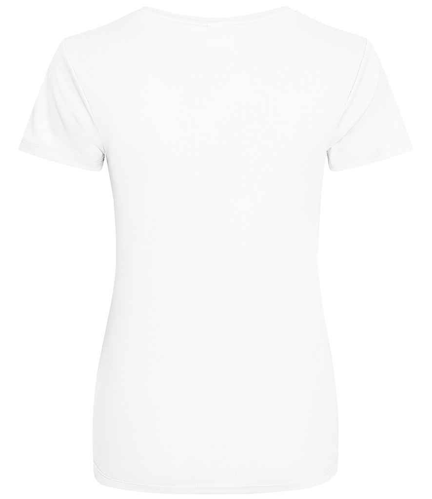 Just Cool JC005 Arctic White Back -  Ready to be Printed by Custard Workwear - Cheap Personalised and Customised Workwear in Nottinghamshire, Derbyshire and Leicestershire