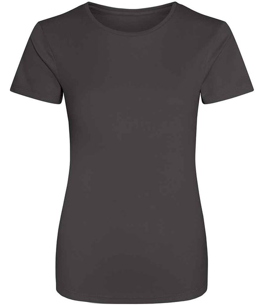 Just Cool JC005 Charcoal Front -  Ready to be Printed by Custard Workwear - Cheap Personalised and Customised Workwear in Nottinghamshire, Derbyshire and Leicestershire
