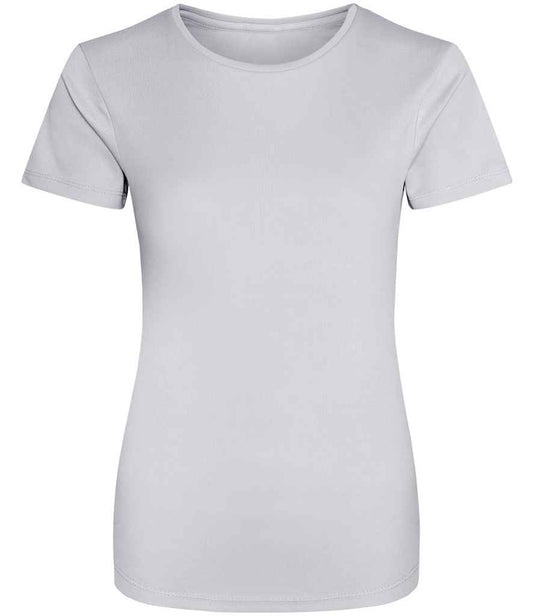Just Cool JC005 Heather Grey Front -  Ready to be Printed by Custard Workwear - Cheap Personalised and Customised Workwear in Nottinghamshire, Derbyshire and Leicestershire