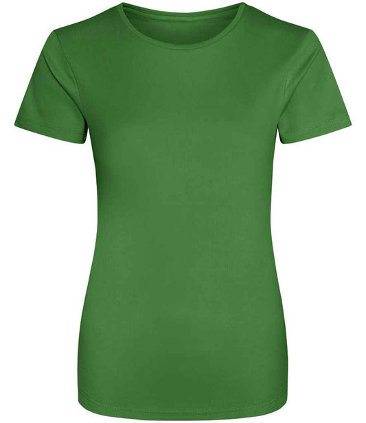 Just Cool JC005 Kelly Green Front -  Ready to be Printed by Custard Workwear - Cheap Personalised and Customised Workwear in Nottinghamshire, Derbyshire and Leicestershire