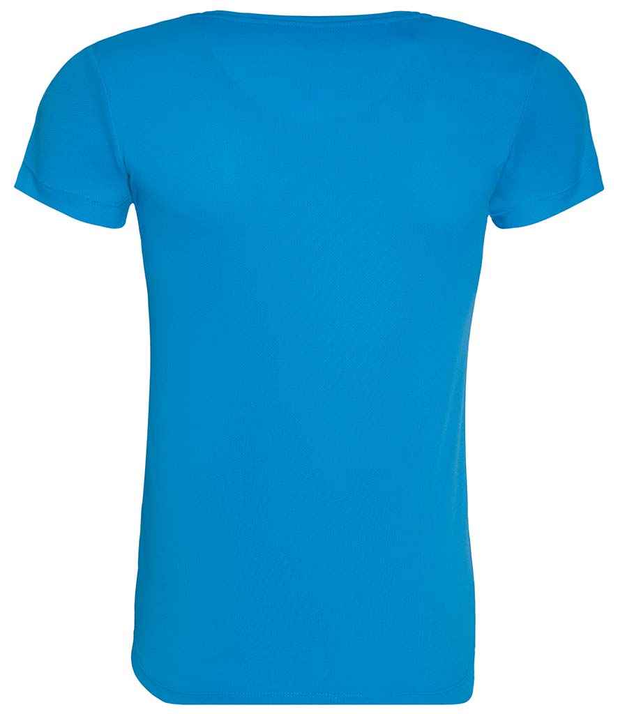 Just Cool JC005 Sapphire Blue Back -  Ready to be Printed by Custard Workwear - Cheap Personalised and Customised Workwear in Nottinghamshire, Derbyshire and Leicestershire