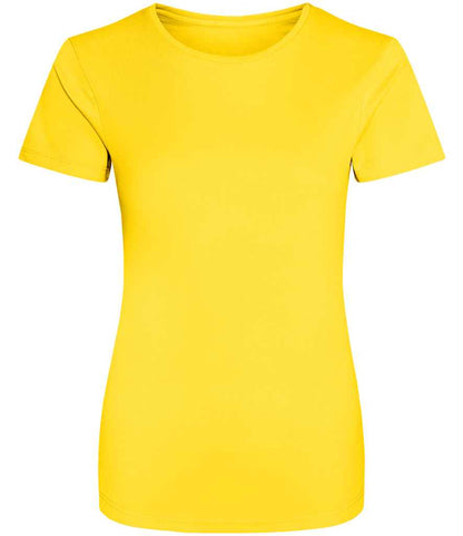 Just Cool JC005 Sun Yellow Front -  Ready to be Printed by Custard Workwear - Cheap Personalised and Customised Workwear in Nottinghamshire, Derbyshire and Leicestershire