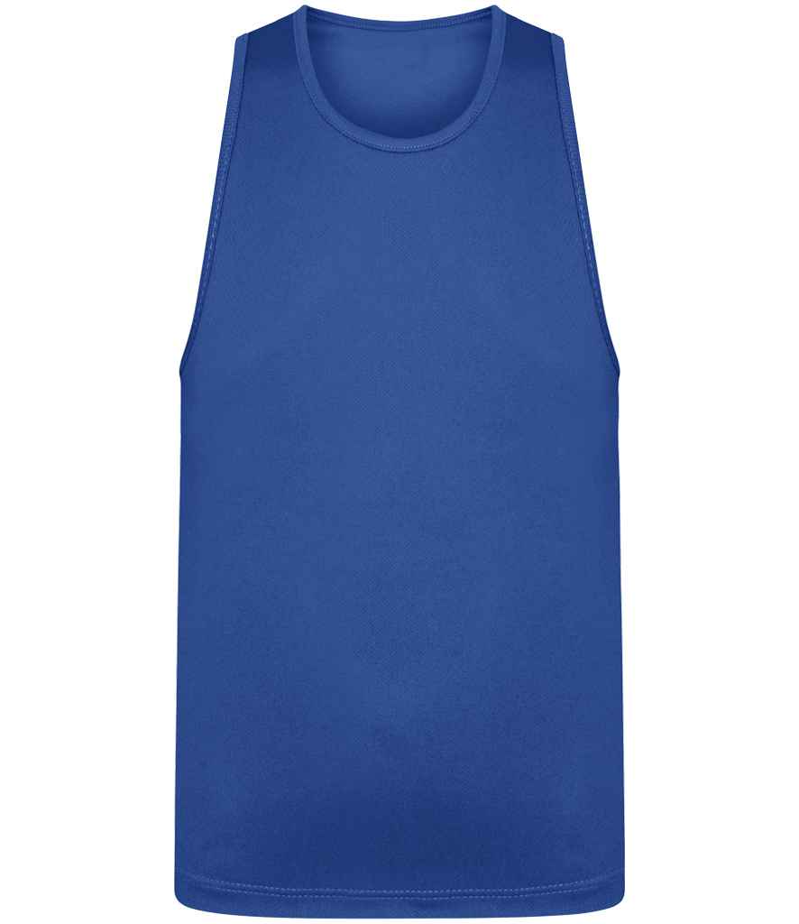 Just Cool JC007B Royal Blue Front -  Ready to be Printed by Custard Workwear - Cheap Personalised and Customised Workwear in Nottinghamshire, Derbyshire and Leicestershire