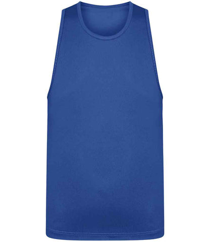 Just Cool JC007B Royal Blue Front -  Ready to be Printed by Custard Workwear - Cheap Personalised and Customised Workwear in Nottinghamshire, Derbyshire and Leicestershire