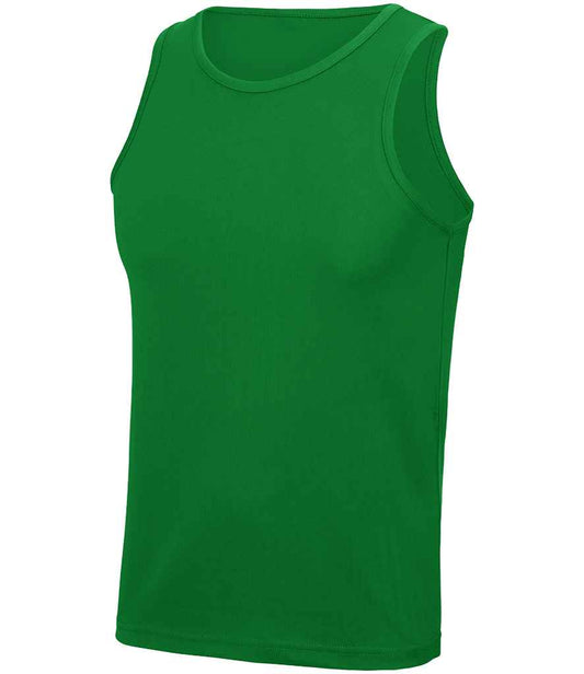 Just Cool JC007 Kelly Green Front -  Ready to be Printed by Custard Workwear - Cheap Personalised and Customised Workwear in Nottinghamshire, Derbyshire and Leicestershire