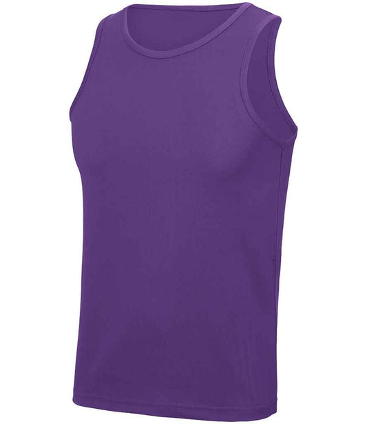 Just Cool JC007 Purple Front -  Ready to be Printed by Custard Workwear - Cheap Personalised and Customised Workwear in Nottinghamshire, Derbyshire and Leicestershire