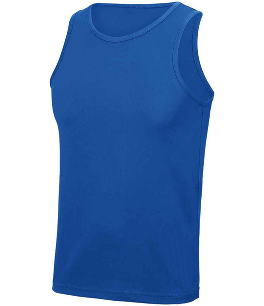 Just Cool JC007 Royal Blue Front -  Ready to be Printed by Custard Workwear - Cheap Personalised and Customised Workwear in Nottinghamshire, Derbyshire and Leicestershire