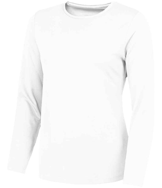 Just Cool JC012 Arctic White Front -  Ready to be Printed by Custard Workwear - Cheap Personalised and Customised Workwear in Nottinghamshire, Derbyshire and Leicestershire