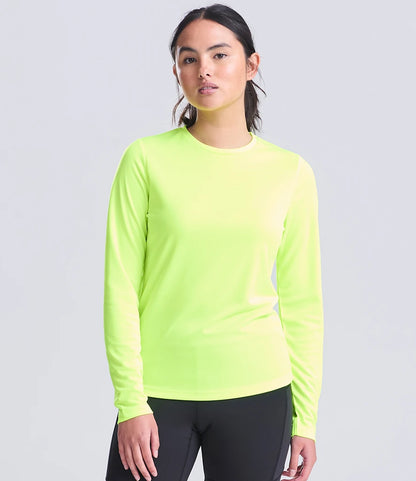 JC012 - Ladies Cool Long Sleeve T-Shirt | Electric Yellow