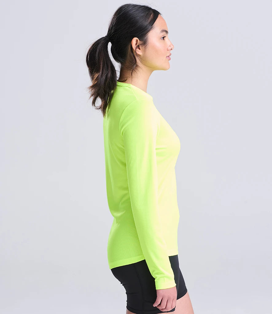 JC012 - Ladies Cool Long Sleeve T-Shirt | Electric Yellow