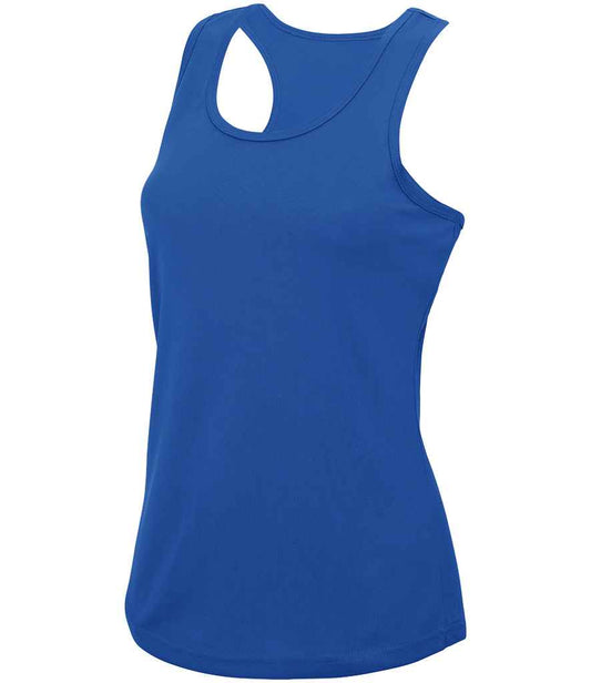 Just Cool JC015 Royal Blue Front -  Ready to be Printed by Custard Workwear - Cheap Personalised and Customised Workwear in Nottinghamshire, Derbyshire and Leicestershire
