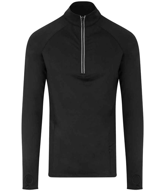 Just Cool JC030 Jet Black Front -  Ready to be Embroidered and Printed by Custard Workwear - Cheap Personalised and Customised Workwear in Nottinghamshire, Derbyshire and Leicestershire