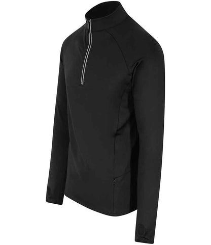 Just Cool JC030 Jet Black Left -  Ready to be Embroidered and Printed by Custard Workwear - Cheap Personalised and Customised Workwear in Nottinghamshire, Derbyshire and Leicestershire