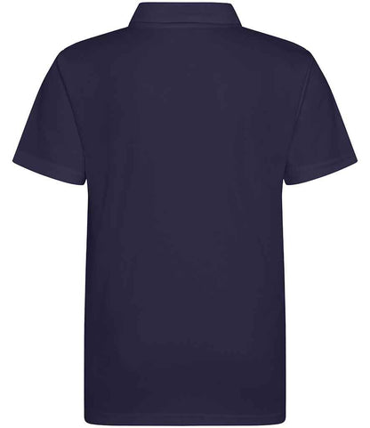 Just Cool JC040B French Navy Back -  Ready to be Embroidered and Printed by Custard Workwear - Cheap Personalised and Customised Workwear in Nottinghamshire, Derbyshire and Leicestershire