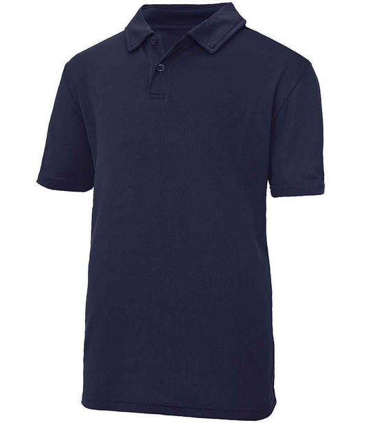 Just Cool JC040B French Navy Front -  Ready to be Embroidered and Printed by Custard Workwear - Cheap Personalised and Customised Workwear in Nottinghamshire, Derbyshire and Leicestershire