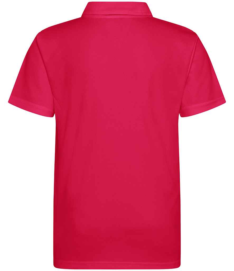 Just Cool JC040B Hot Pink Back -  Ready to be Embroidered and Printed by Custard Workwear - Cheap Personalised and Customised Workwear in Nottinghamshire, Derbyshire and Leicestershire