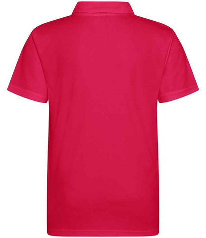 Just Cool JC040B Hot Pink Back -  Ready to be Embroidered and Printed by Custard Workwear - Cheap Personalised and Customised Workwear in Nottinghamshire, Derbyshire and Leicestershire