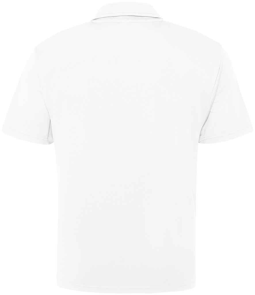 Just Cool JC040 Arctic White Back -  Ready to be Embroidered and Printed by Custard Workwear - Cheap Personalised and Customised Workwear in Nottinghamshire, Derbyshire and Leicestershire