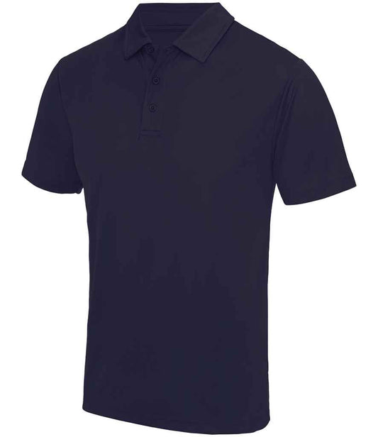 Just Cool JC040 French Navy Front -  Ready to be Embroidered and Printed by Custard Workwear - Cheap Personalised and Customised Workwear in Nottinghamshire, Derbyshire and Leicestershire