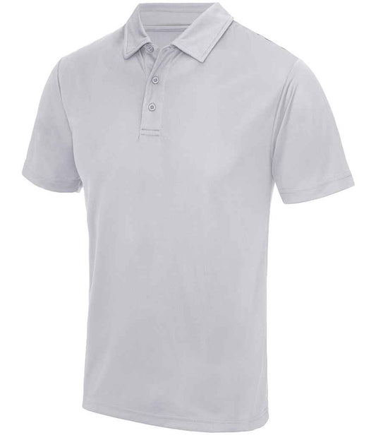 Just Cool JC040 Heather Grey Front -  Ready to be Embroidered and Printed by Custard Workwear - Cheap Personalised and Customised Workwear in Nottinghamshire, Derbyshire and Leicestershire