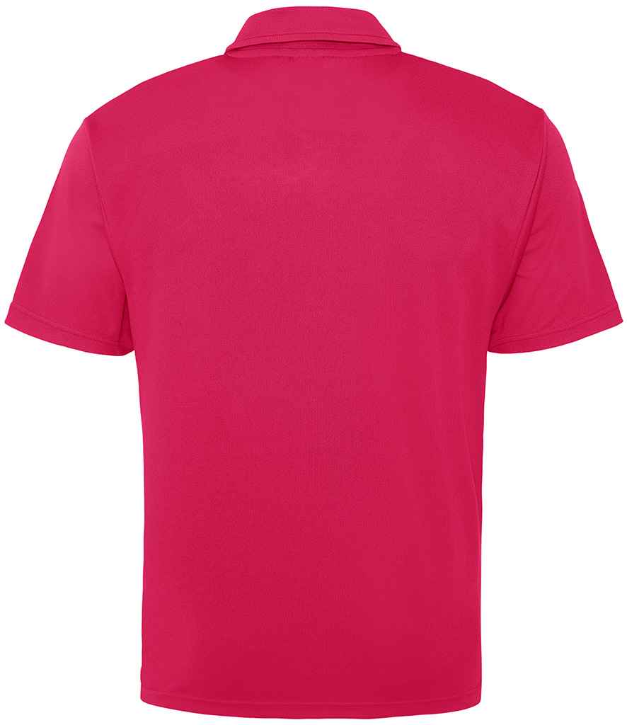 Just Cool JC040 Hot Pink Back -  Ready to be Embroidered and Printed by Custard Workwear - Cheap Personalised and Customised Workwear in Nottinghamshire, Derbyshire and Leicestershire