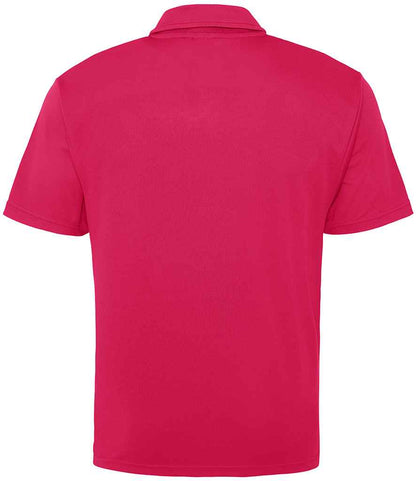 Just Cool JC040 Hot Pink Back -  Ready to be Embroidered and Printed by Custard Workwear - Cheap Personalised and Customised Workwear in Nottinghamshire, Derbyshire and Leicestershire