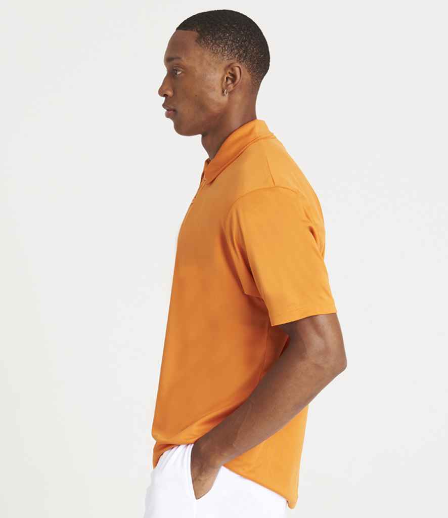 Just Cool JC040 Orange Crush Model -  Ready to be Embroidered and Printed by Custard Workwear - Cheap Personalised and Customised Workwear in Nottinghamshire, Derbyshire and Leicestershire