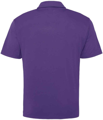 Just Cool JC040 Purple Back -  Ready to be Embroidered and Printed by Custard Workwear - Cheap Personalised and Customised Workwear in Nottinghamshire, Derbyshire and Leicestershire