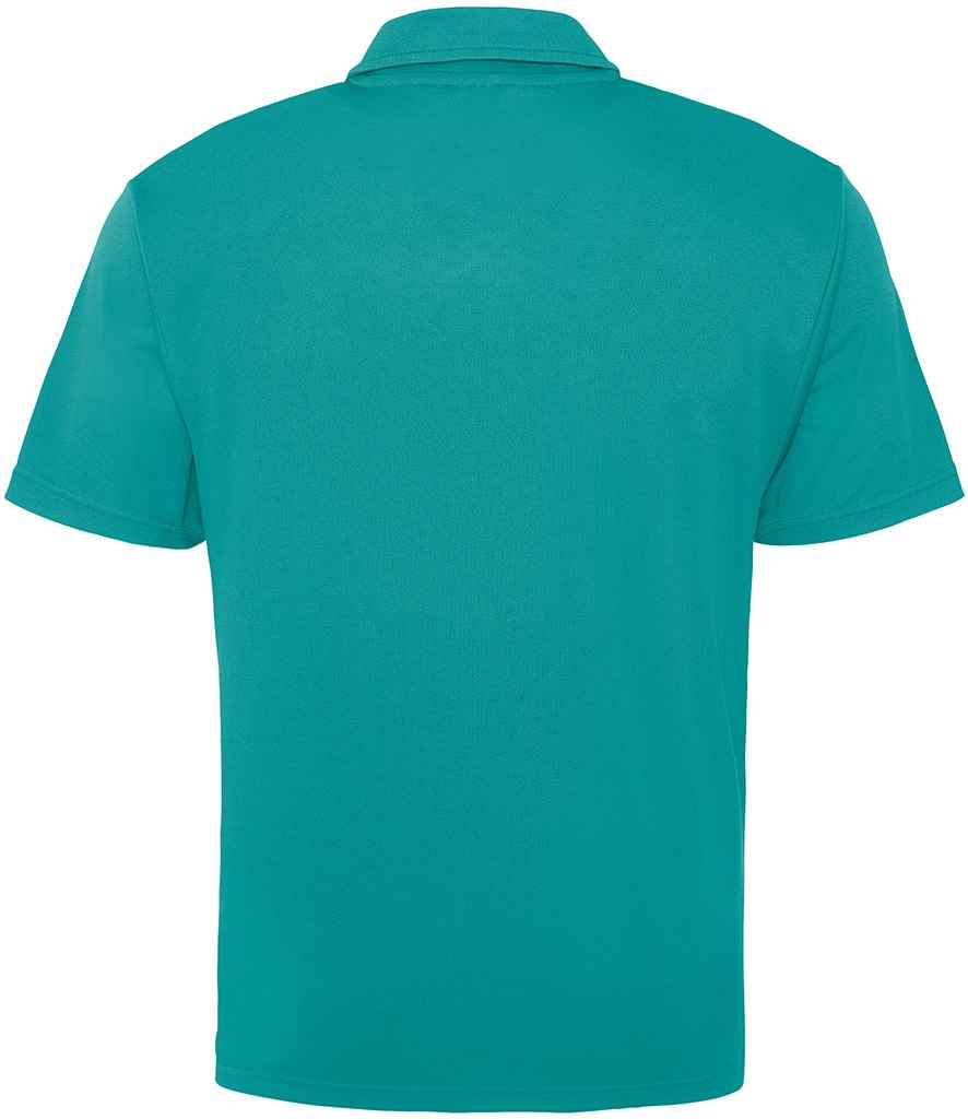 Just Cool JC040 Turquoise Blue Back -  Ready to be Embroidered and Printed by Custard Workwear - Cheap Personalised and Customised Workwear in Nottinghamshire, Derbyshire and Leicestershire