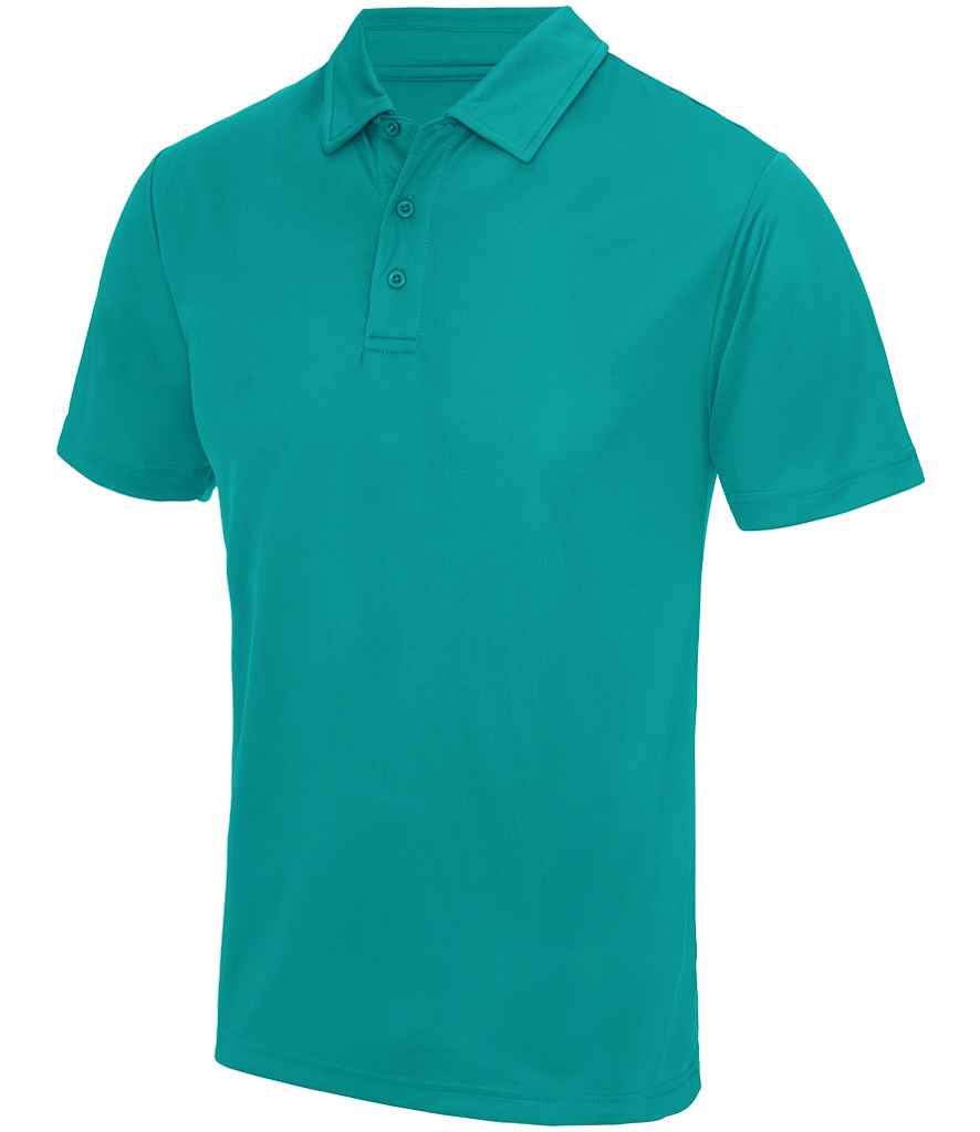 Just Cool JC040 Turquoise Blue Front -  Ready to be Embroidered and Printed by Custard Workwear - Cheap Personalised and Customised Workwear in Nottinghamshire, Derbyshire and Leicestershire
