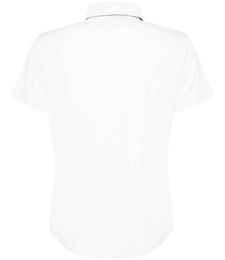 Just Cool JC045 Arctic White Back -  Ready to be Embroidered and Printed by Custard Workwear - Cheap Personalised and Customised Workwear in Nottinghamshire, Derbyshire and Leicestershire