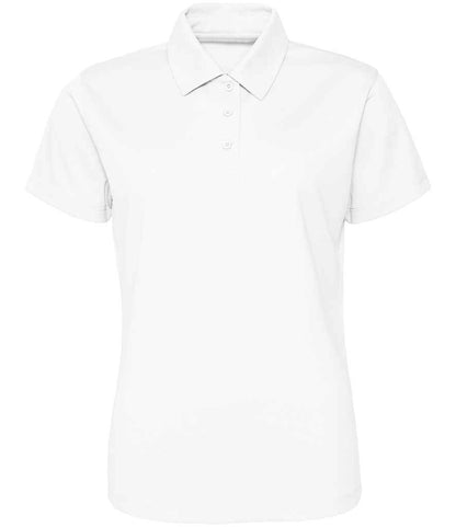 Just Cool JC045 Arctic White Front -  Ready to be Embroidered and Printed by Custard Workwear - Cheap Personalised and Customised Workwear in Nottinghamshire, Derbyshire and Leicestershire