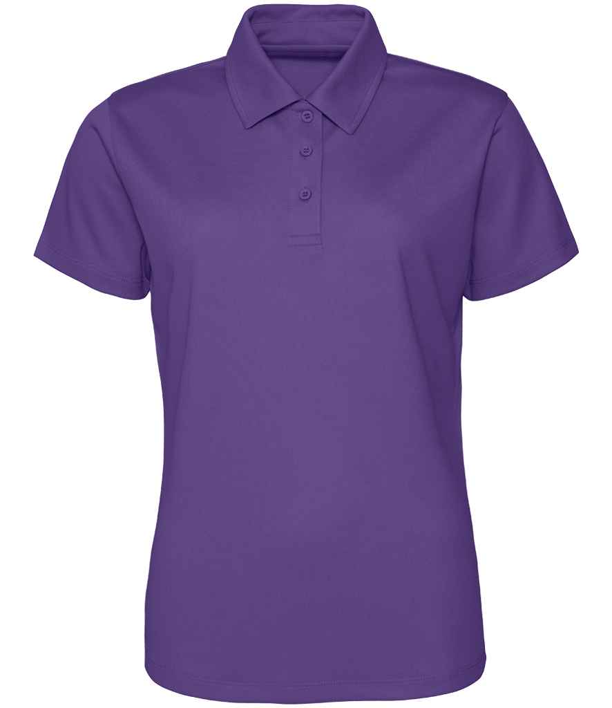 Just Cool JC045 Purple Front -  Ready to be Embroidered and Printed by Custard Workwear - Cheap Personalised and Customised Workwear in Nottinghamshire, Derbyshire and Leicestershire