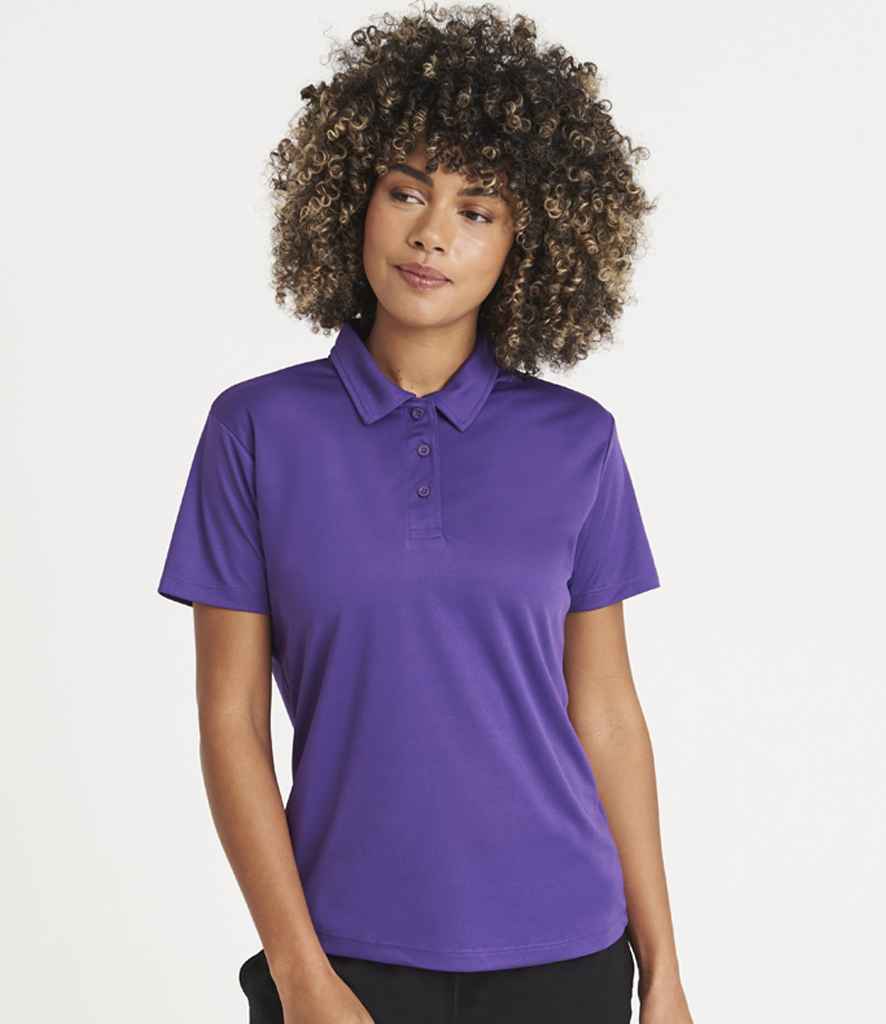 Just Cool JC045 Purple Model -  Ready to be Embroidered and Printed by Custard Workwear - Cheap Personalised and Customised Workwear in Nottinghamshire, Derbyshire and Leicestershire