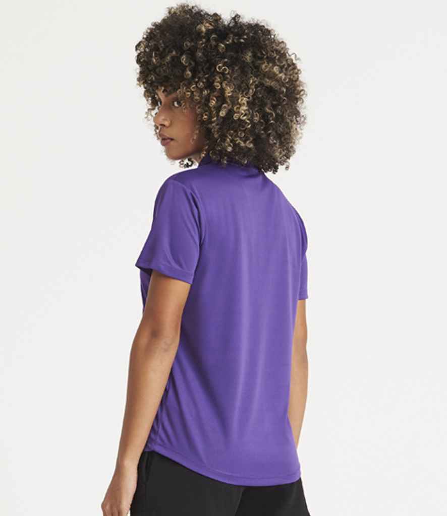 Just Cool JC045 Purple Model -  Ready to be Embroidered and Printed by Custard Workwear - Cheap Personalised and Customised Workwear in Nottinghamshire, Derbyshire and Leicestershire