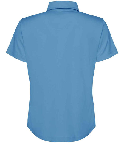 Just Cool JC045 Sapphire Blue Back -  Ready to be Embroidered and Printed by Custard Workwear - Cheap Personalised and Customised Workwear in Nottinghamshire, Derbyshire and Leicestershire