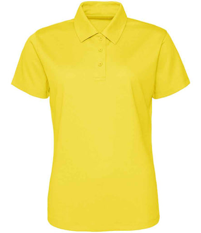 Just Cool JC045 Sun Yellow Front -  Ready to be Embroidered and Printed by Custard Workwear - Cheap Personalised and Customised Workwear in Nottinghamshire, Derbyshire and Leicestershire