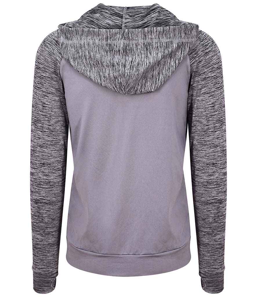 Just Cool JC057 Grey/Grey Melange Back -  Ready to be Embroidered and Printed by Custard Workwear - Cheap Personalised and Customised Workwear in Nottinghamshire, Derbyshire and Leicestershire