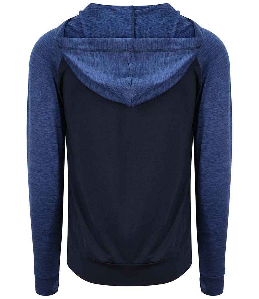 Just Cool JC057 Navy/Navy Melange Back -  Ready to be Embroidered and Printed by Custard Workwear - Cheap Personalised and Customised Workwear in Nottinghamshire, Derbyshire and Leicestershire