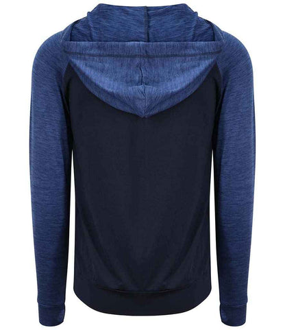 Just Cool JC057 Navy/Navy Melange Back -  Ready to be Embroidered and Printed by Custard Workwear - Cheap Personalised and Customised Workwear in Nottinghamshire, Derbyshire and Leicestershire