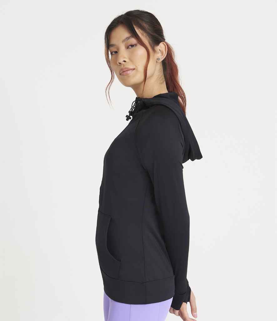 Just Cool JC058 Jet Black Model -  Ready to be Embroidered and Printed by Custard Workwear - Cheap Personalised and Customised Workwear in Nottinghamshire, Derbyshire and Leicestershire