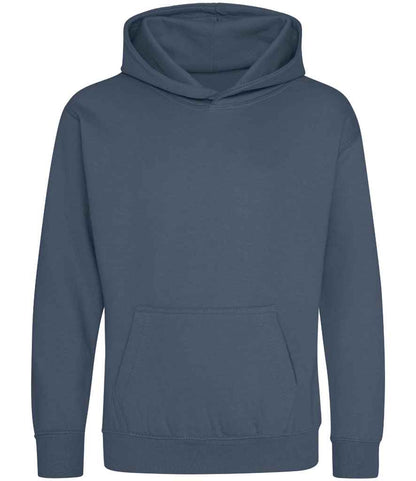 Just Hoods JH001B Airforce Blue Front -  Ready to be Embroidered and Printed by Custard Workwear - Cheap Personalised and Customised Workwear in Nottinghamshire, Derbyshire and Leicestershire