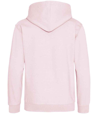 Just Hoods JH001B Baby Pink Back -  Ready to be Embroidered and Printed by Custard Workwear - Cheap Personalised and Customised Workwear in Nottinghamshire, Derbyshire and Leicestershire